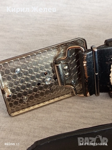 Кожен колан с катарама CAPTAIN красив стилен дизайн 29435, снимка 3 - Колани - 51845863