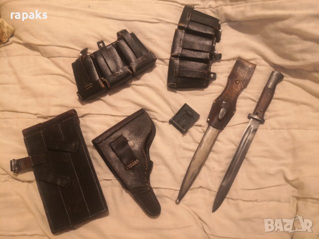 ВСВ. Щик К98, две Паласки К 98, тока, кобур Р 38, паласка за

, снимка 3 - Колекции - 42850284