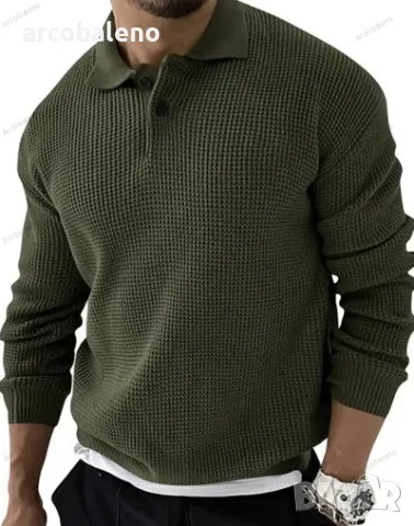 Мъжка модна преходна блуза  с дълъг ръкав, 5цвята , снимка 6 - Блузи - 47336343