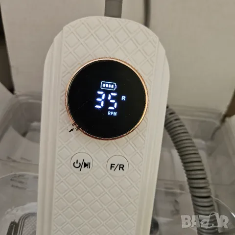 Пила за геллак, на батерия, бяла, снимка 5 - Продукти за маникюр - 50417515