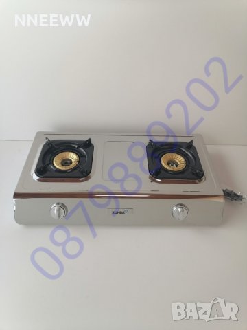Професионален Газов котлон алпака двоен 3Горелки!! , снимка 3 - Котлони - 17569001