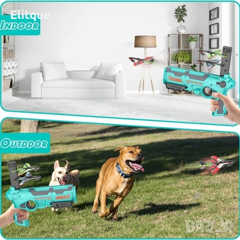 Пистолет, изстрелващ самолети - 4броя WJ105 "син И оранжев цвят", снимка 5 - Други - 52799664