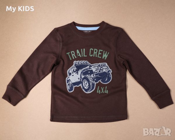 детска блуза Sonoma с мотор / джип 104 4-5 110 5-6 116 6-7 122 7-8, снимка 2 - Детски Блузи и туники - 27591772