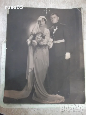 Снимка сватбена на военен стара