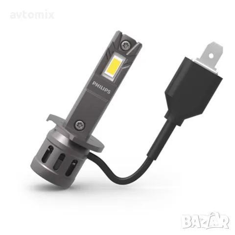  LED крушки предни фарове автомобил H1, Philips Ultinon Access 2500, 12V 13W LED крушки предни фаров, снимка 3 - Аксесоари и консумативи - 49706391