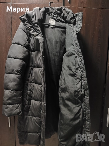 Зимно черно яке H&M, размер S, снимка 9 - Якета - 52939142