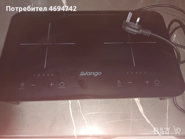 Индукционен Котлон VANGO SIZZLE DOUBLE