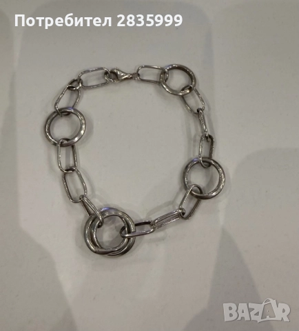 Дамска сребърна гривна