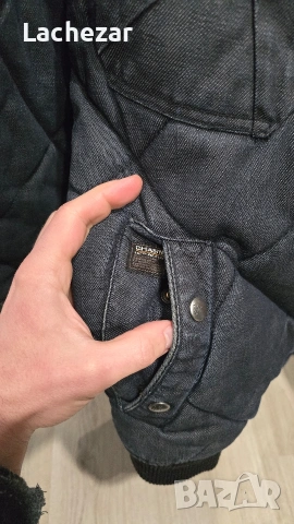 Дънково дебело зимно яке размер L, снимка 5 - Якета - 53138325