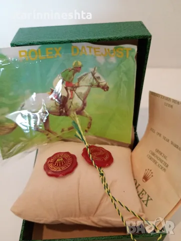 Оригинална кутия и документи за Rolex Datejust (1995) / Rolex Box and Papers, снимка 7 - Антикварни и старинни предмети - 56037620
