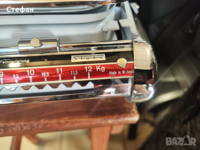 Ретро кантар Stube Made in Germany Производство 60-те 70-те години. НОВ, не е ползван. Абсолютно точ, снимка 7 - Антикварни и старинни предмети - 51972492
