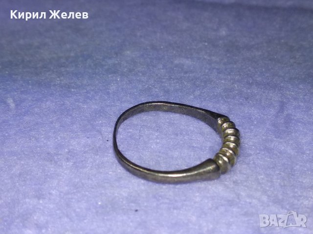 Старинен СРЕБЪРЕН АРТ ДЕКО ПРЪСТЕН ВИСОКА ПРОБА СРЕБРО АВТОРСКА РЪЧНА МАЙСТОРСКА ИЗРАБОТКА 39899, снимка 11 - Антикварни и старинни предмети - 42928837