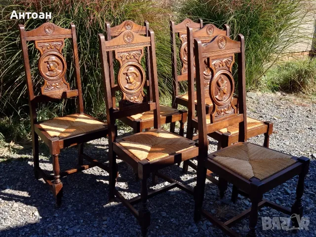 комплект за трапезария - маса , столове, контрабюфет, снимка 5 - Маси - 48446309