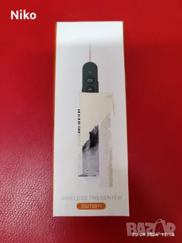 Чисто нов безжичен презентатор Baseus Orange Dot (с нарушена опаковка), снимка 4 - Клавиатури и мишки - 56150404