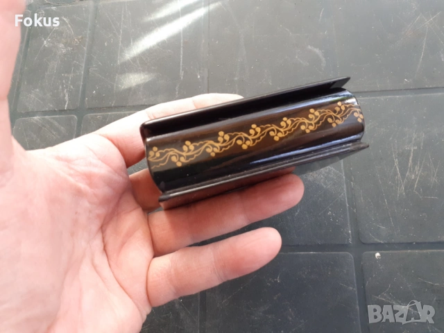 Стара руска лакова кутия ръчно рисувана Федоскино Палекс, снимка 6 - Антикварни и старинни предмети - 53282831