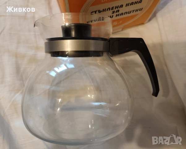 Стъклена кана за студени напитки 1.5 л., снимка 3 - Други - 52099363
