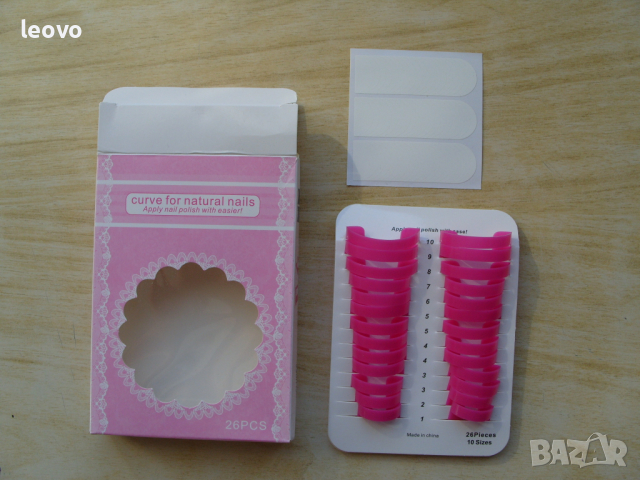 Протектори за предпазване на пръстите от лак. 10 размера, 26 броя, снимка 5 - Продукти за маникюр - 44921055