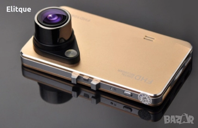 Стилен DVR в златисто или черно с 2,4 инча екран и голям ъгъл на виждане AC81, снимка 6 - Друга електроника - 52814913