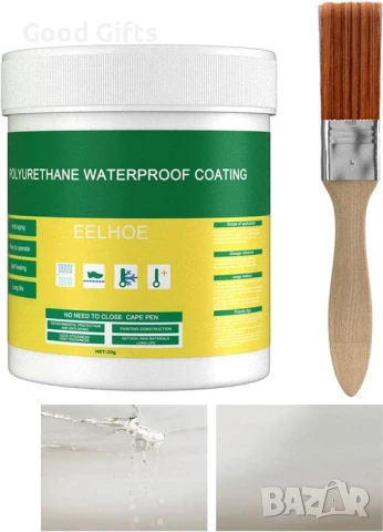 Нано хидроизолационно покритие EELHOE – 300 г, полиуретаново, прозрачно, за вътрешна и външна употре, снимка 8 - Други стоки за дома - 51262074
