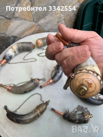 БАРУТНИЦА ОТ РОГ , снимка 8 - Други ценни предмети - 52672069