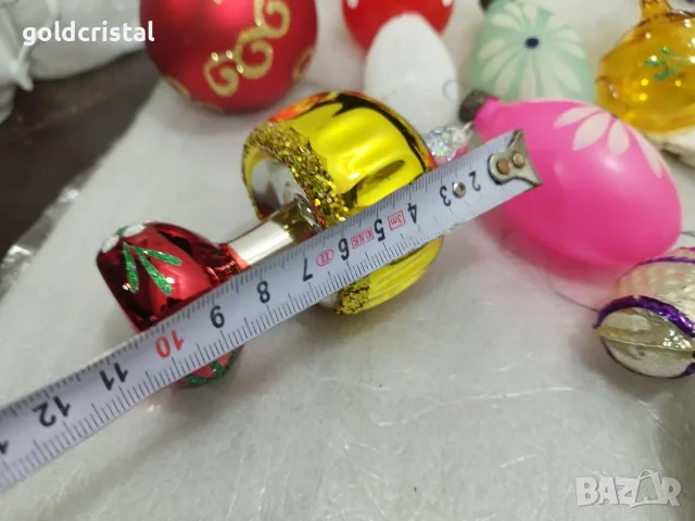 Стъклени играчки за елха връх връх, снимка 18 - Антикварни и старинни предмети - 36241624