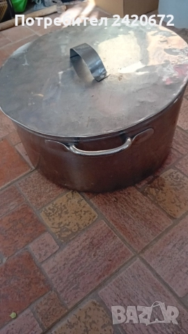 казан неръждавейка от соца, снимка 4 - Други ценни предмети - 52649642