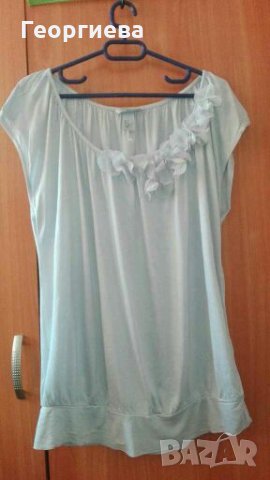 Дамски комплект от пола и блуза в сиво и синьо👗🍀M/L,L👗🍀арт.653, снимка 10 - Комплекти - 29718430