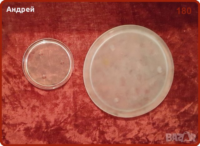 Две малки чинии за малки микровълнови фурни, снимка 3 - Съдове за готвене - 29617641