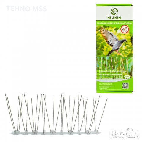 Лента с шипове против кацане на птици, гълъби #764 , снимка 2 - За птици - 36736954