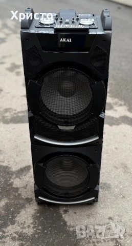 Преносима тонколона AKAI DJ-S5H, двойно USB, SD карта, Bluetooth, Дистанционно управление, 400W, снимка 4 - Тонколони - 53346934