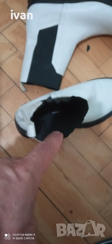 дамски боти stradivarius 37 бели , снимка 5 - Дамски боти - 51736274