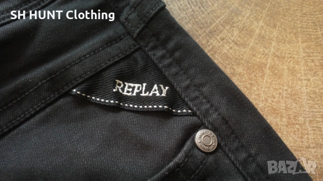 REPLAY M914Y.000.8366197 HYPERFLEX SLIM FIT ANBASS JEANS размер 32/32 еластични дънки 22-59, снимка 10 - Дънки - 52158905