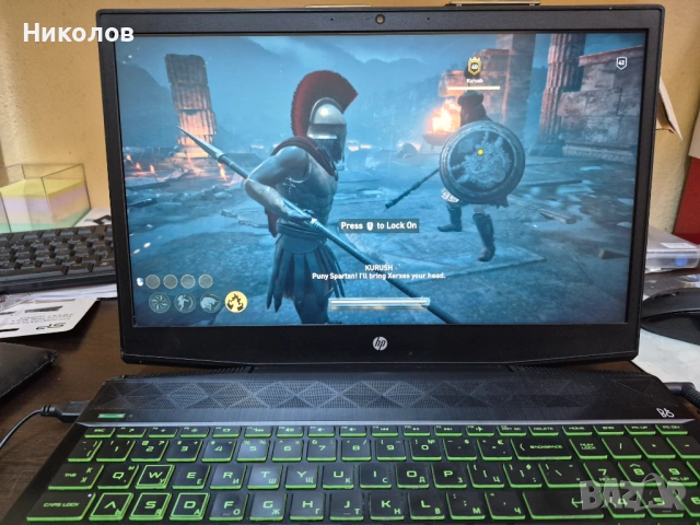 Лаптоп HP Pavilion Gaming,i5 i5-8300H RAM 16GB DDR4 128 SSD 1ТБ HDD NVIDIA GTX 1050 4GB GDDR5, снимка 4 - Лаптопи за игри - 53888078