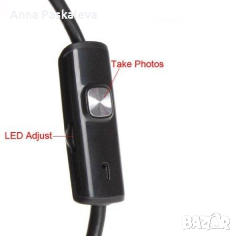 Камера ендоскоп за телефон 5м и 10м, снимка 5 - USB кабели - 36728518
