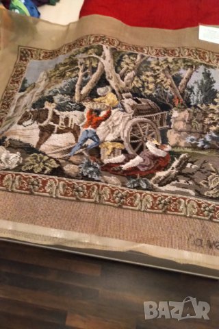 Огромен немски гоблен , снимка 3 - Гоблени - 31868989