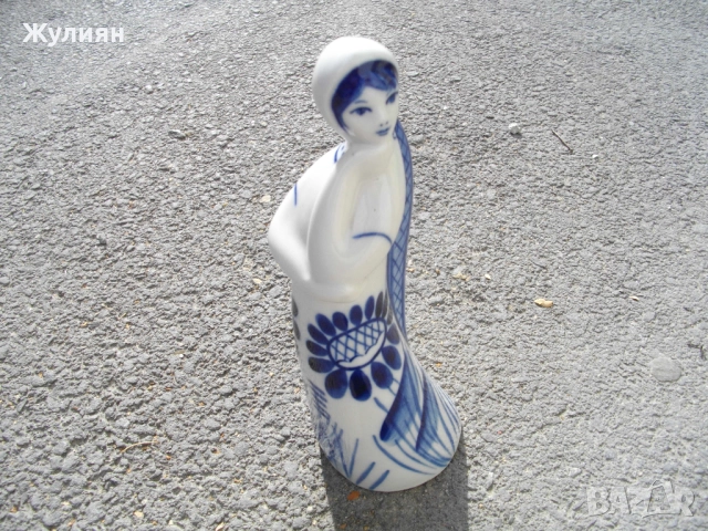 РЪЧНО РИСУВАН ПОРЦЕЛАН ПОРЦЕЛАНОВА ФИГУРА СТАТУЕТКА СССР , снимка 5 - Антикварни и старинни предмети - 51623462