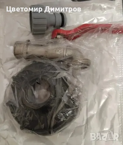 Капачка с кран за цистерна 1000л , снимка 5 - Напояване - 48941066