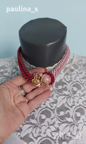 Шест броя / Колие тип чокър, различни модели и цени , снимка 18 - Колиета, медальони, синджири - 38833808