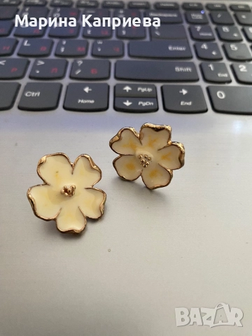 Обеци "Цветя” /С-61/