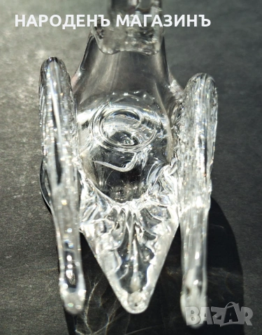 Edinburgh CRYSTAL - Великобритания - Кристален лебед за бижута кристална бижутерка , снимка 8 - Други ценни предмети - 53915950