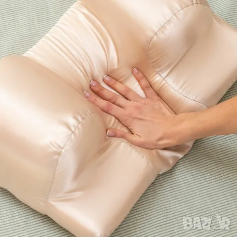 Цервикална възглавница против бръчки със сатенена калъфка InnovaGoods, снимка 9 - Възглавници - 49203615