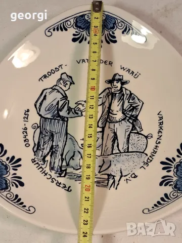 декоративна порцеланова чиния Delft   22/1, снимка 5 - Декорация за дома - 49203341