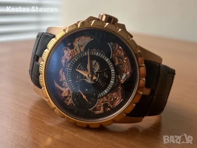 Часовник Roger Dubuis Excalibur розово злато, снимка 2 - Мъжки - 48700554
