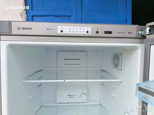 Хладилник с фризер Bosch 170 см инокс, снимка 8 - Хладилници - 53945372