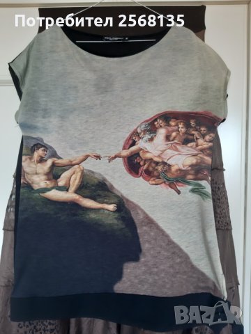 Шикозна ПОЛА с Дантелени Ефекти ЛЕН+Оригинална БЛУЗА-Комплект Лято, снимка 3 - Костюми - 39964257