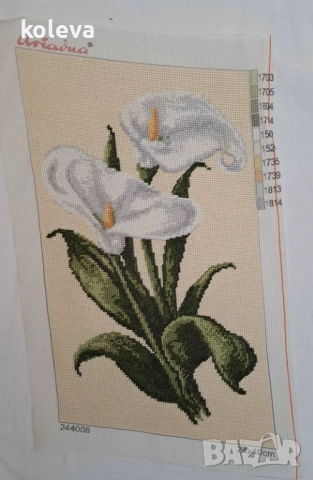 Гоблен Две калии - нежност и чистота