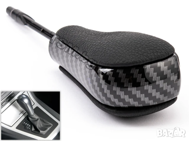 КОЖЕНА ТОПКА СКОРОСТЕН ЛОСТ за BMW E38 E39 E46 E60 E61 X3 E83 X5 E53 БМВ АВТОМАТИК КАРБОН Е46 Х3 Х5, снимка 6 - Аксесоари и консумативи - 50639625