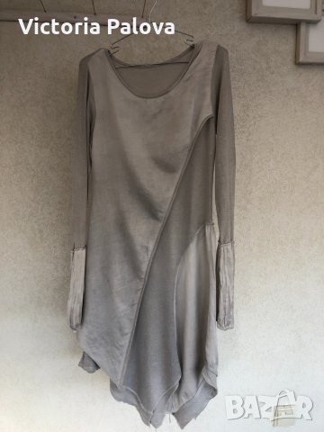 Рокля Италия lagenlook,вискоза и ангора, снимка 14 - Рокли - 31981996