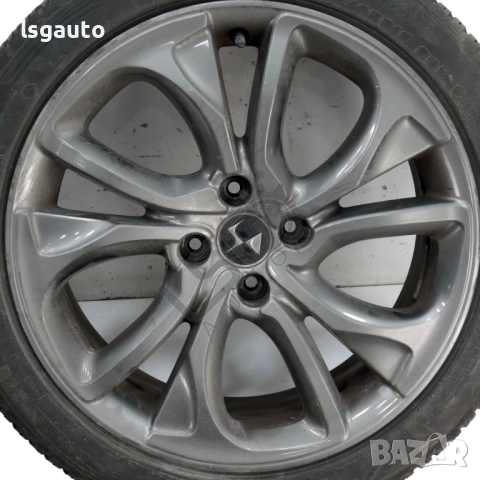 Алуминиеви джанти 4x108 с гуми R18 Citroen DS4 2015-2018 ID: 155104, снимка 3 - Гуми и джанти - 52569825