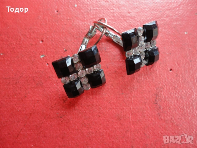 Обеци обици с камъни 7, снимка 2 - Обеци - 54088946